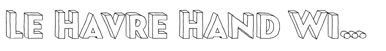 Le Havre Hand Wireframe